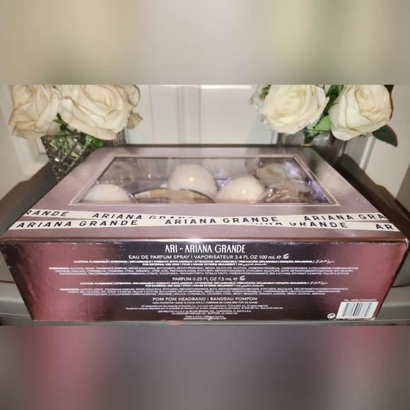 Ari by Ariana Grande EDP Perfume Gift Set with Pom Pom Headband;New & Never Used - Picture 5 of 16